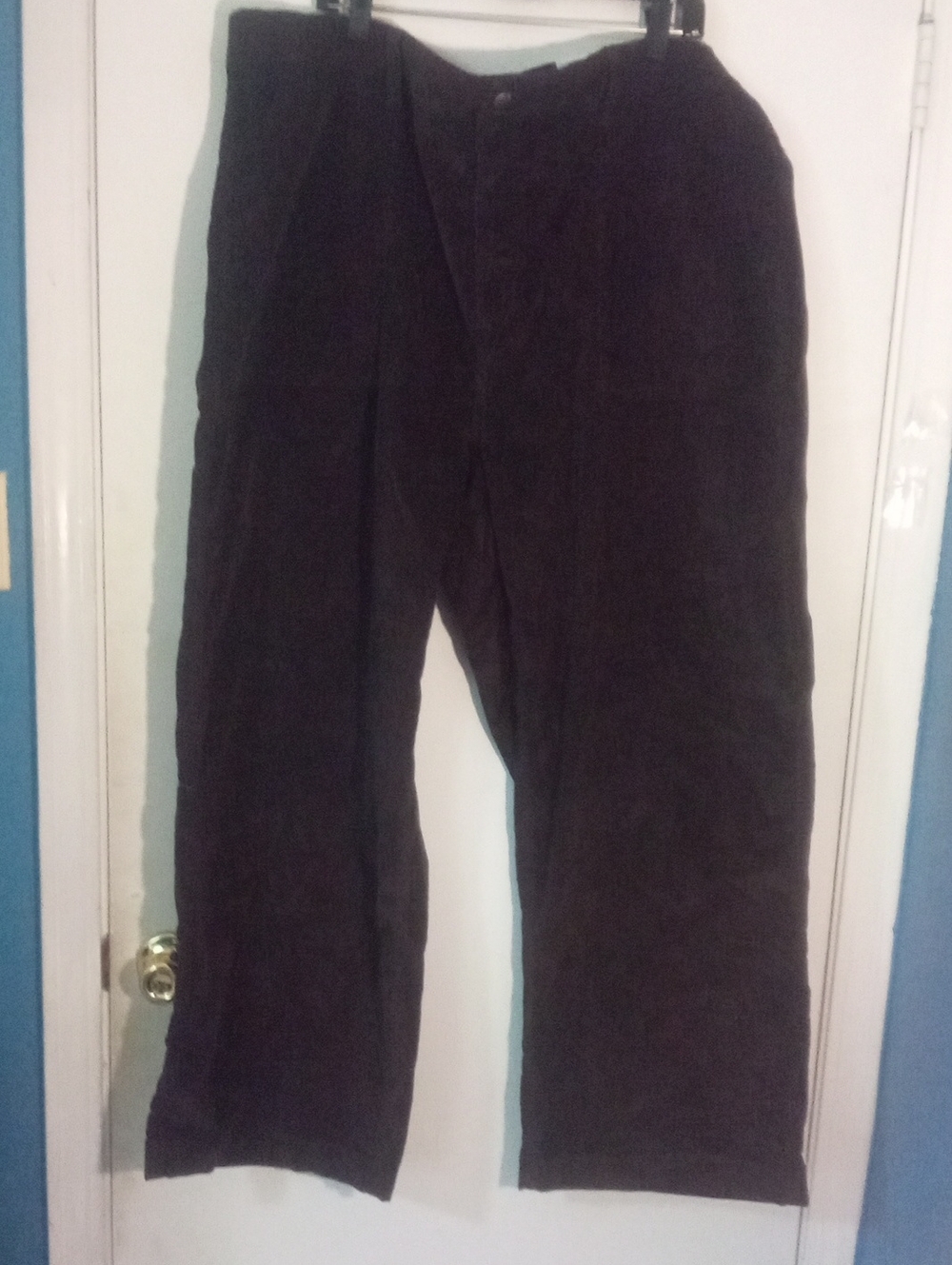 *  Sonoma Wide Leg Corduroy Pants in Dark Brown 3X Plus NWT $44.99